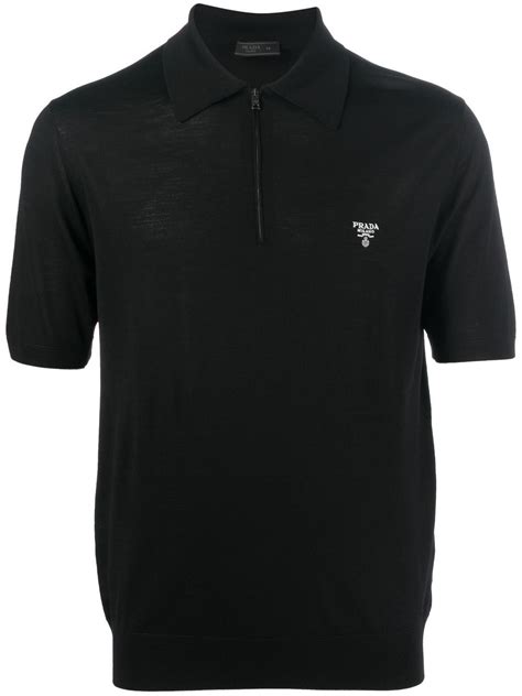 prada zip polo|Prada men's t shirts.